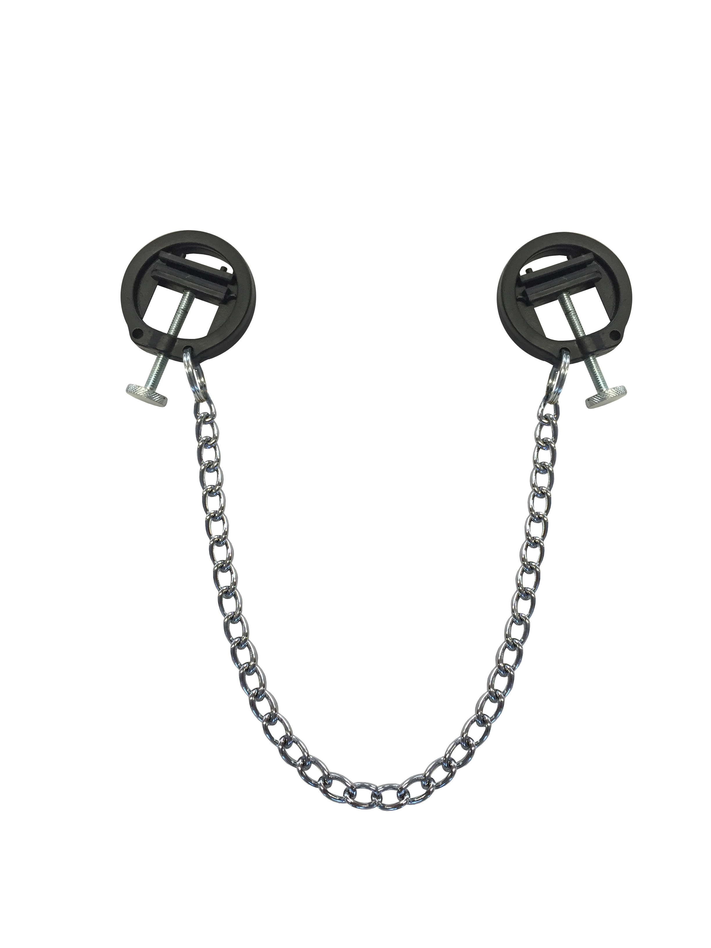 Plastik Nippelzwingen mit Kette