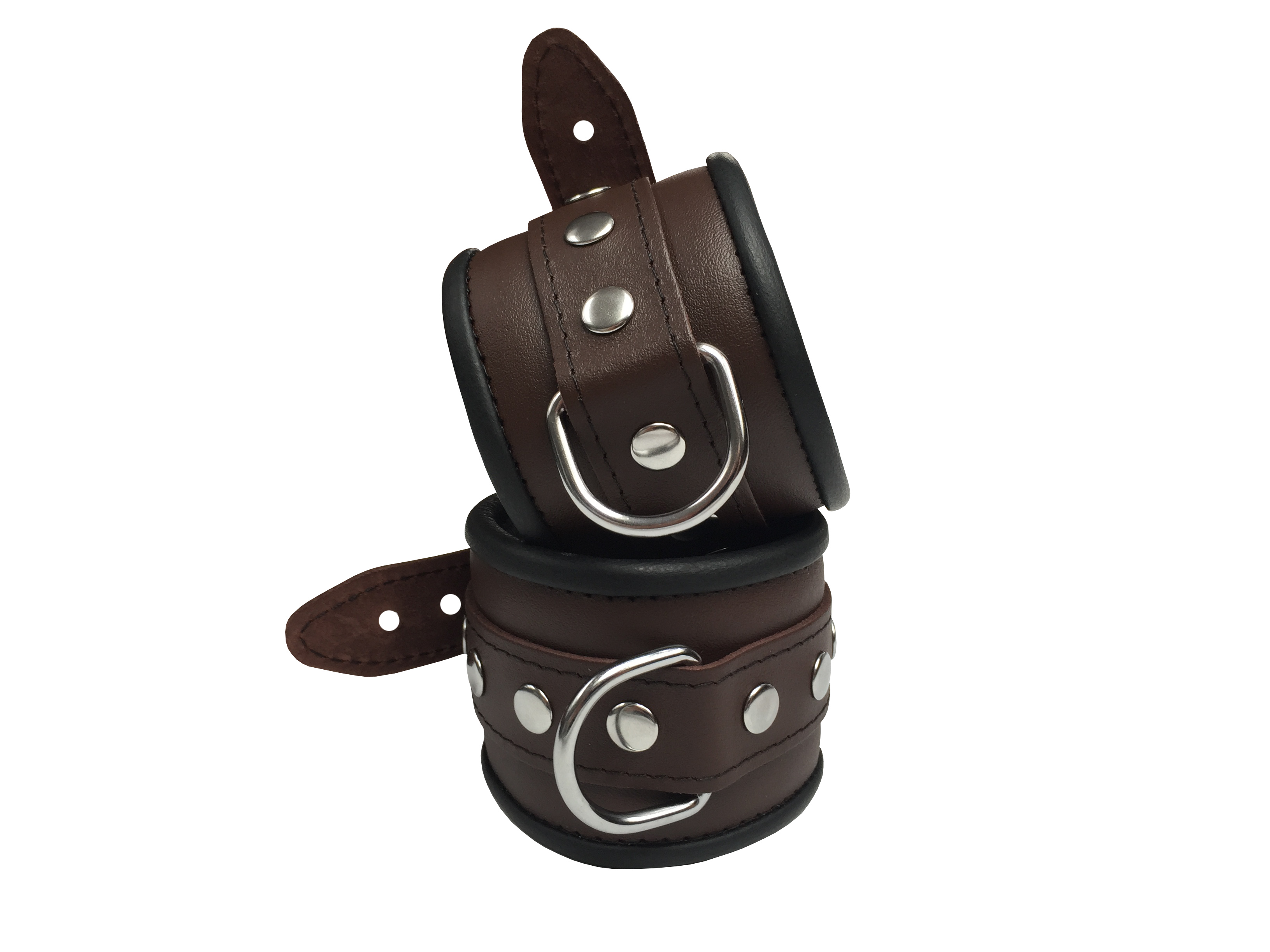 Leder Fesselset Braun