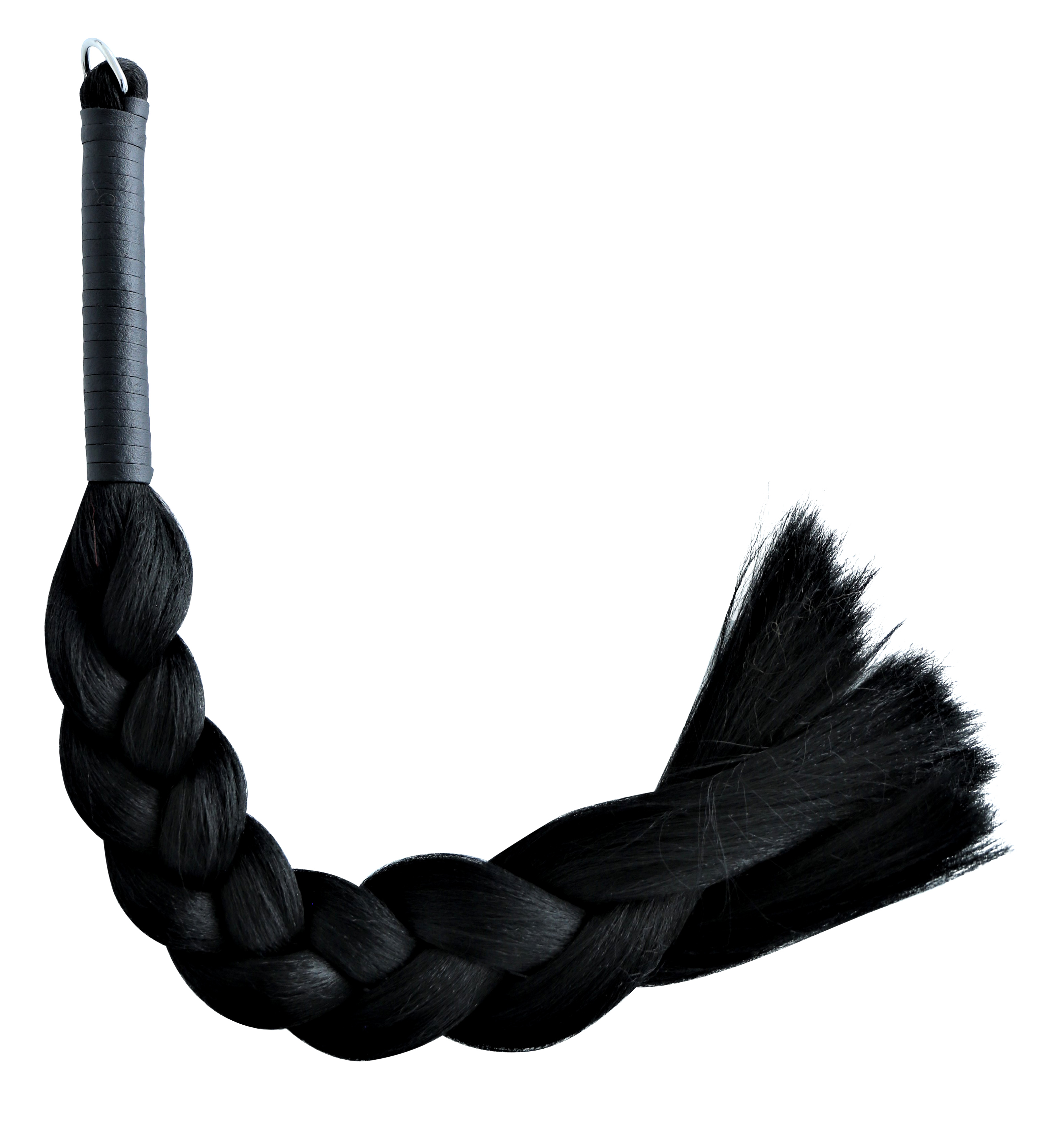 Flogger - HAIR whip black bitch "Pull my hair and spank me"
