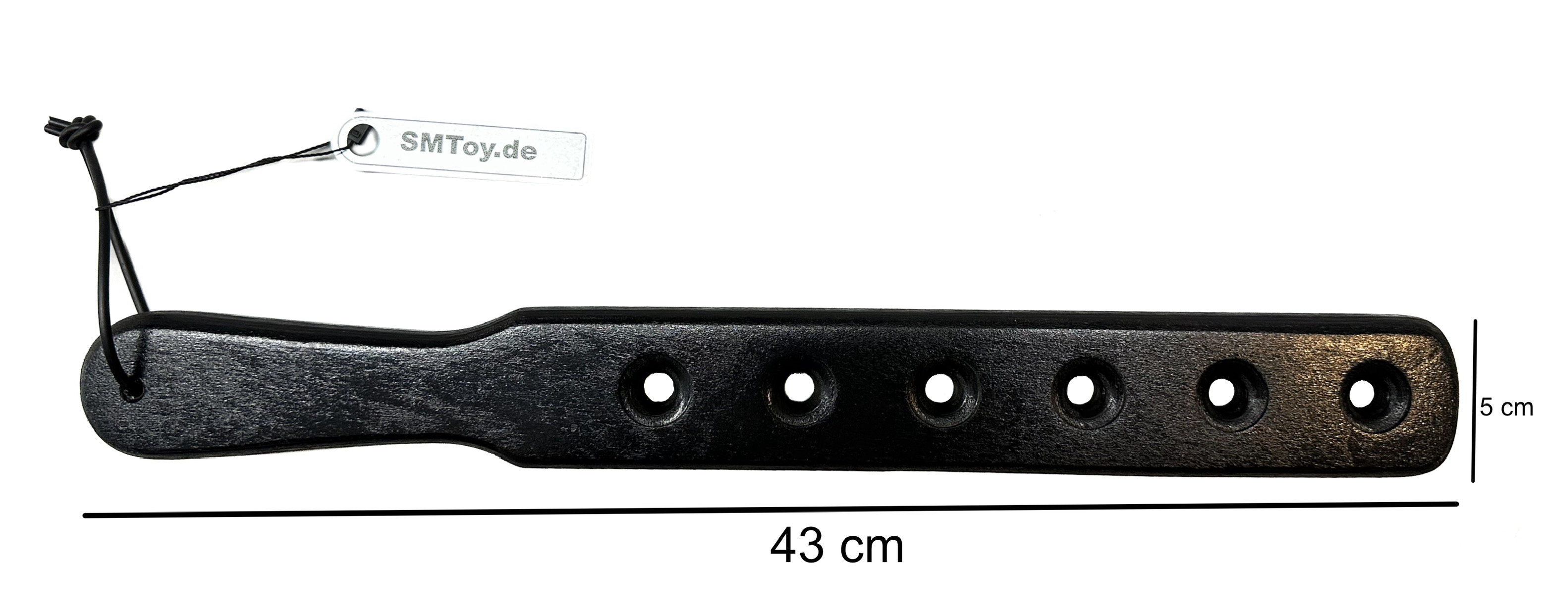 Bestrafungs-Paddle "Allister" in schwarz