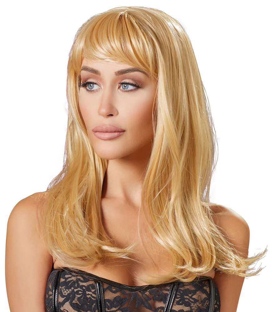 Perücke blond lang