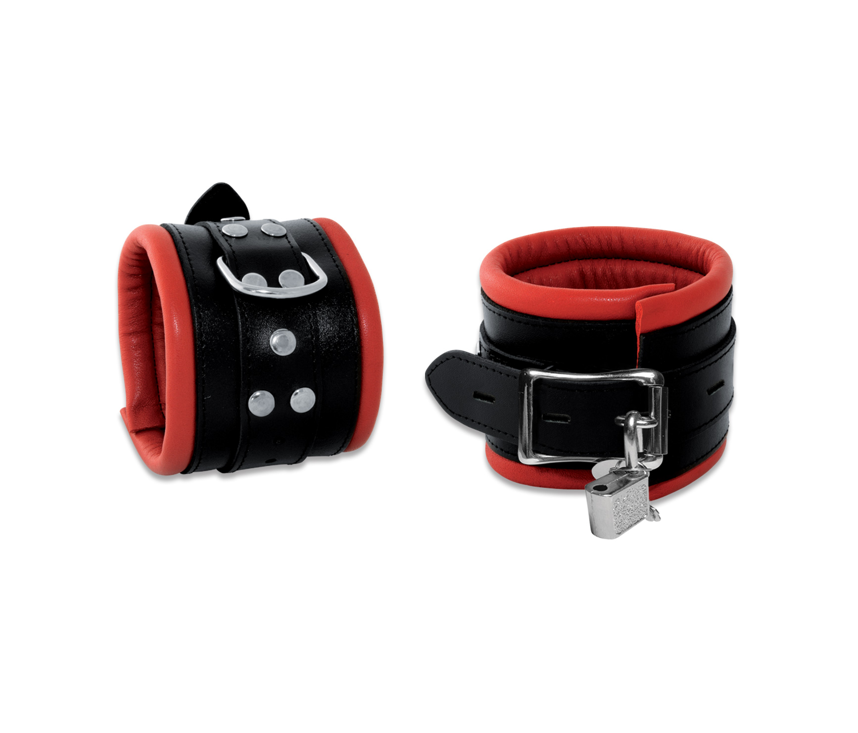 Leder Fussfessel Red abschliessbar