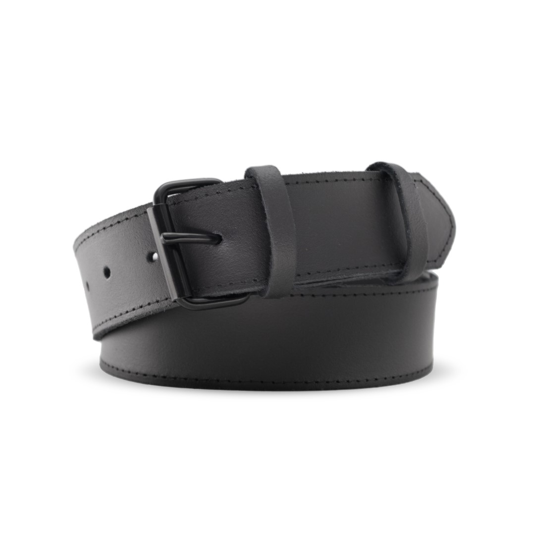 Leder Gürtel Schwarz