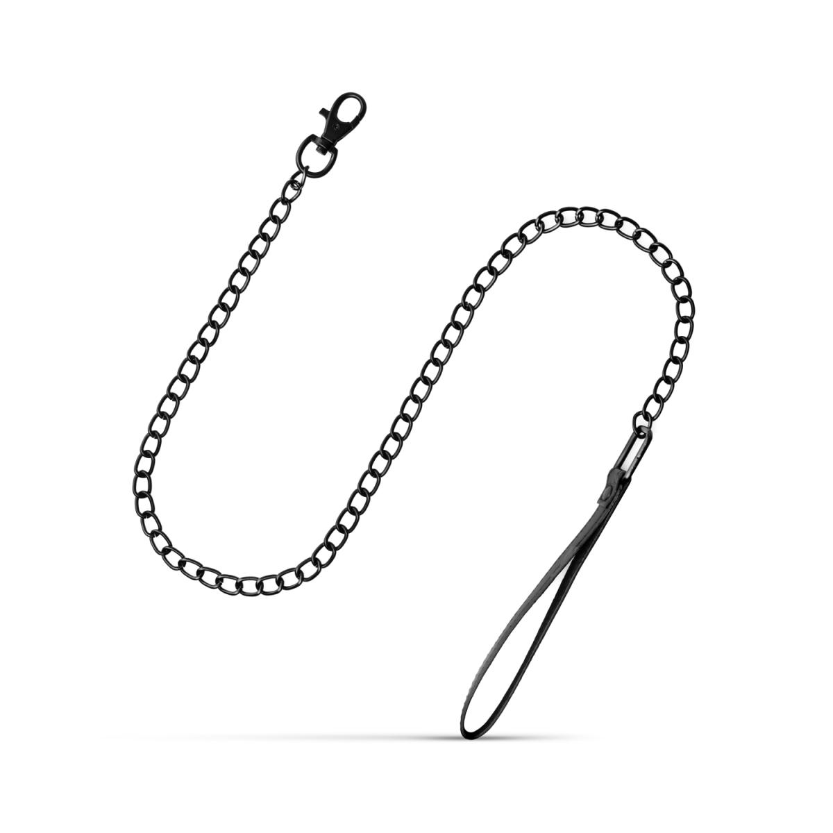Chocker - Kunstleder-Halsband & Kette