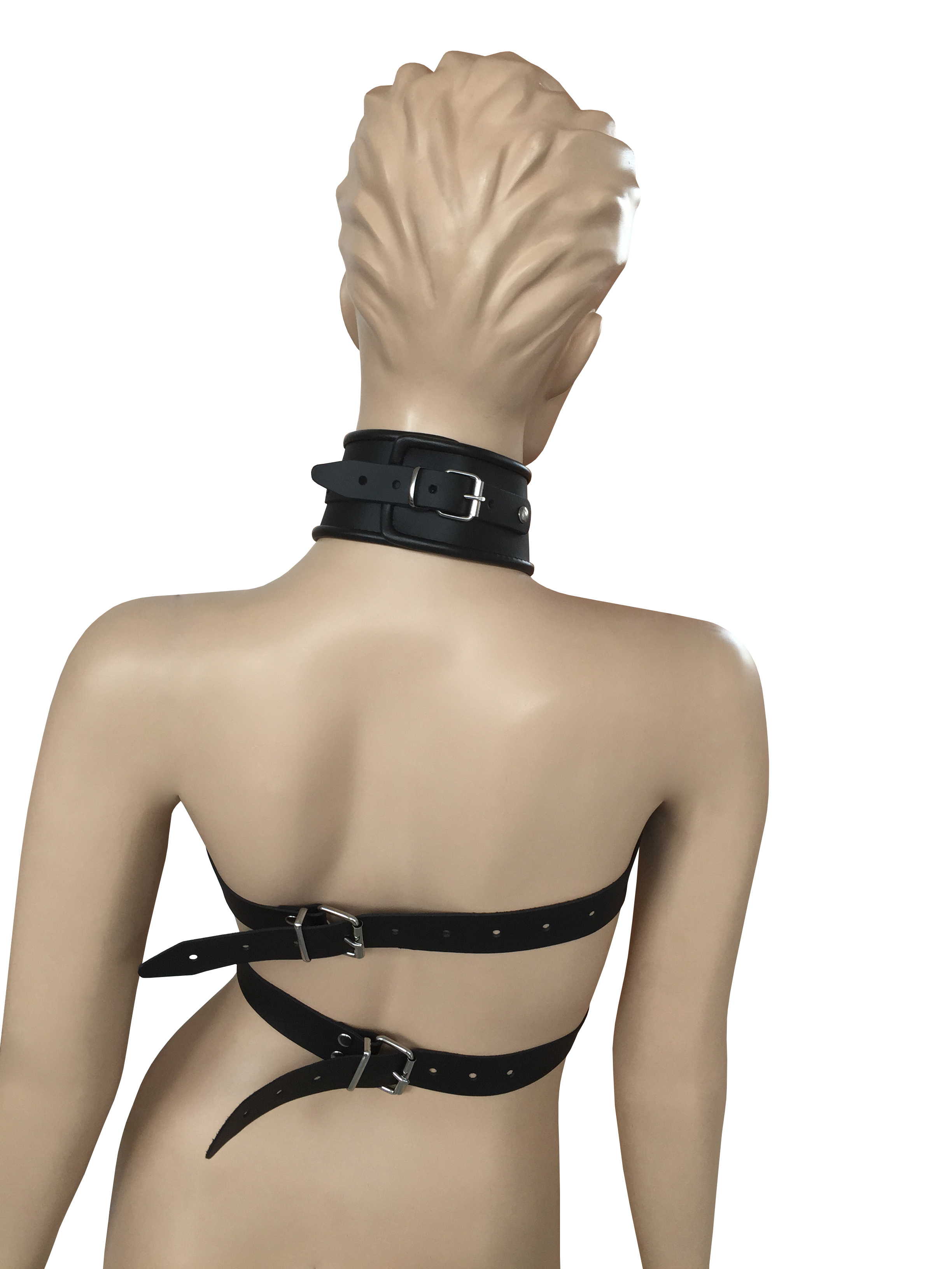 Leder Body Halsband