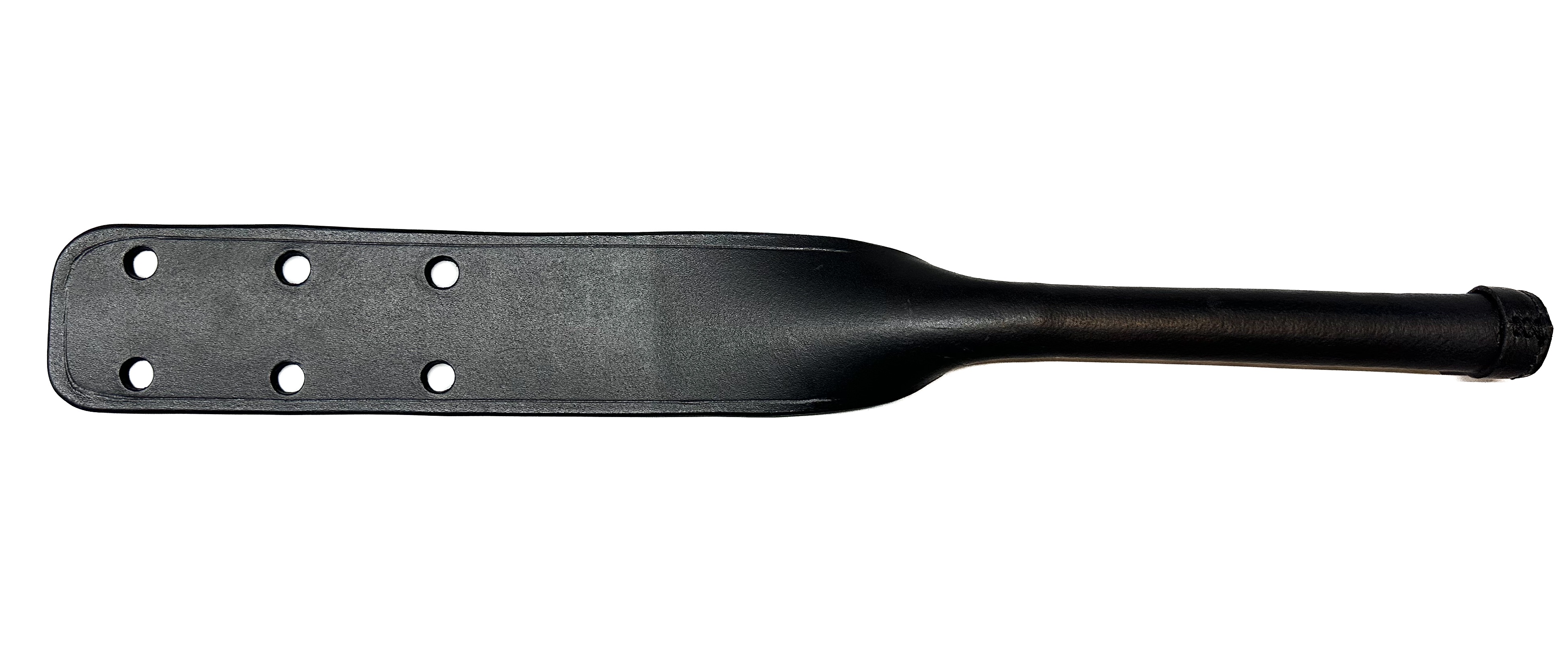 Lederpaddle schwarz, Lochpaddle