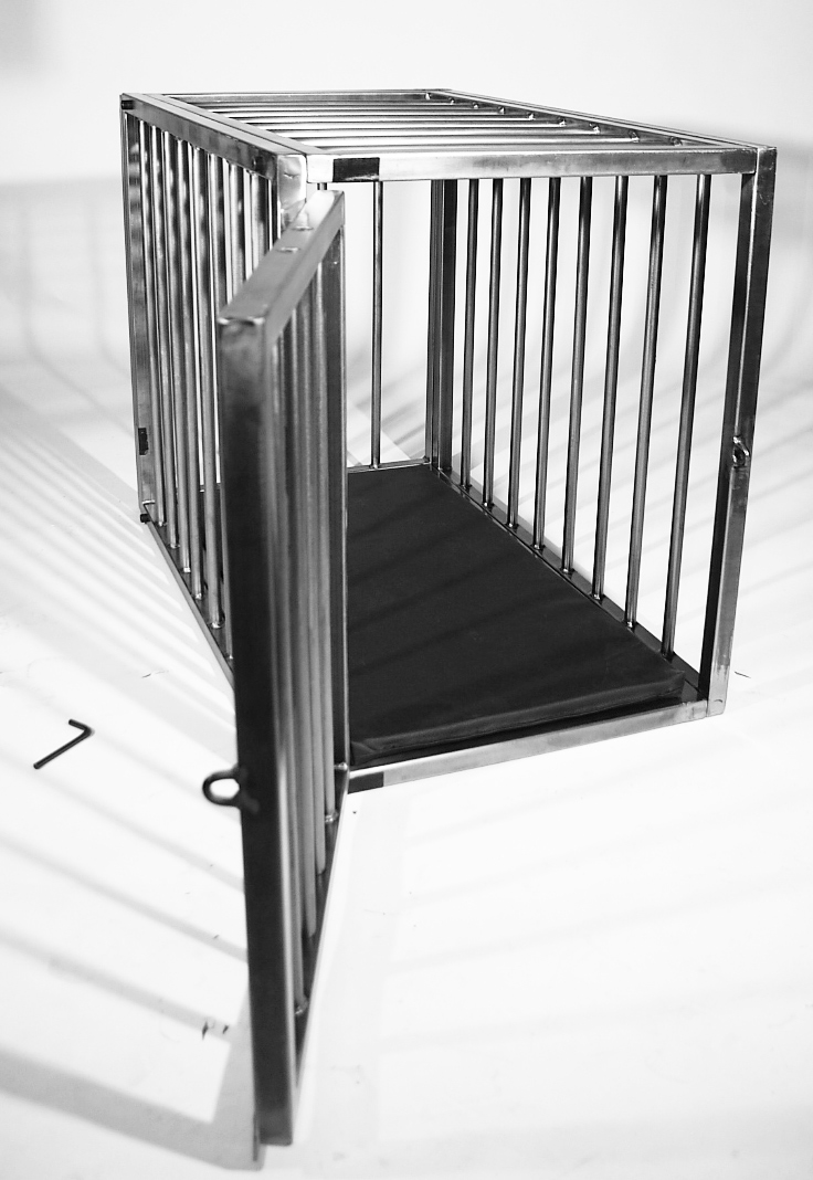 BDSM Möbel - Volkskäfig - zerlegbarer Stahlkäfig