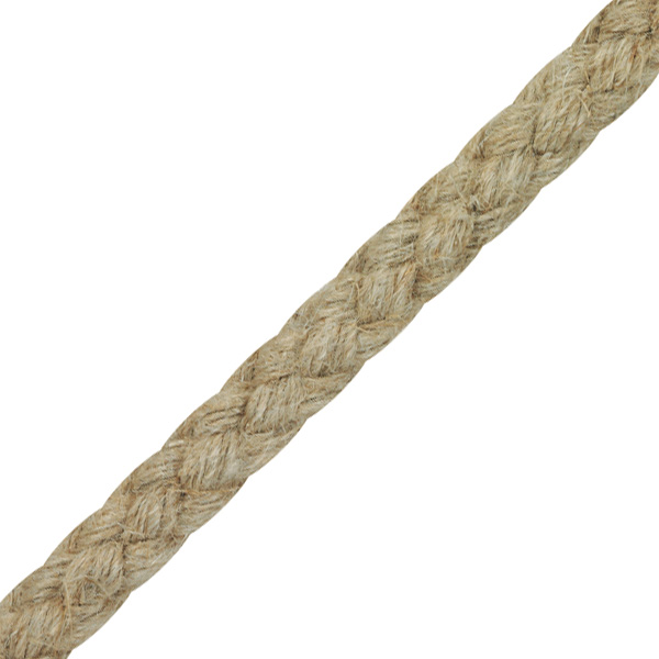 Hanfseil 6mm 5 Meter - geflochten Natur