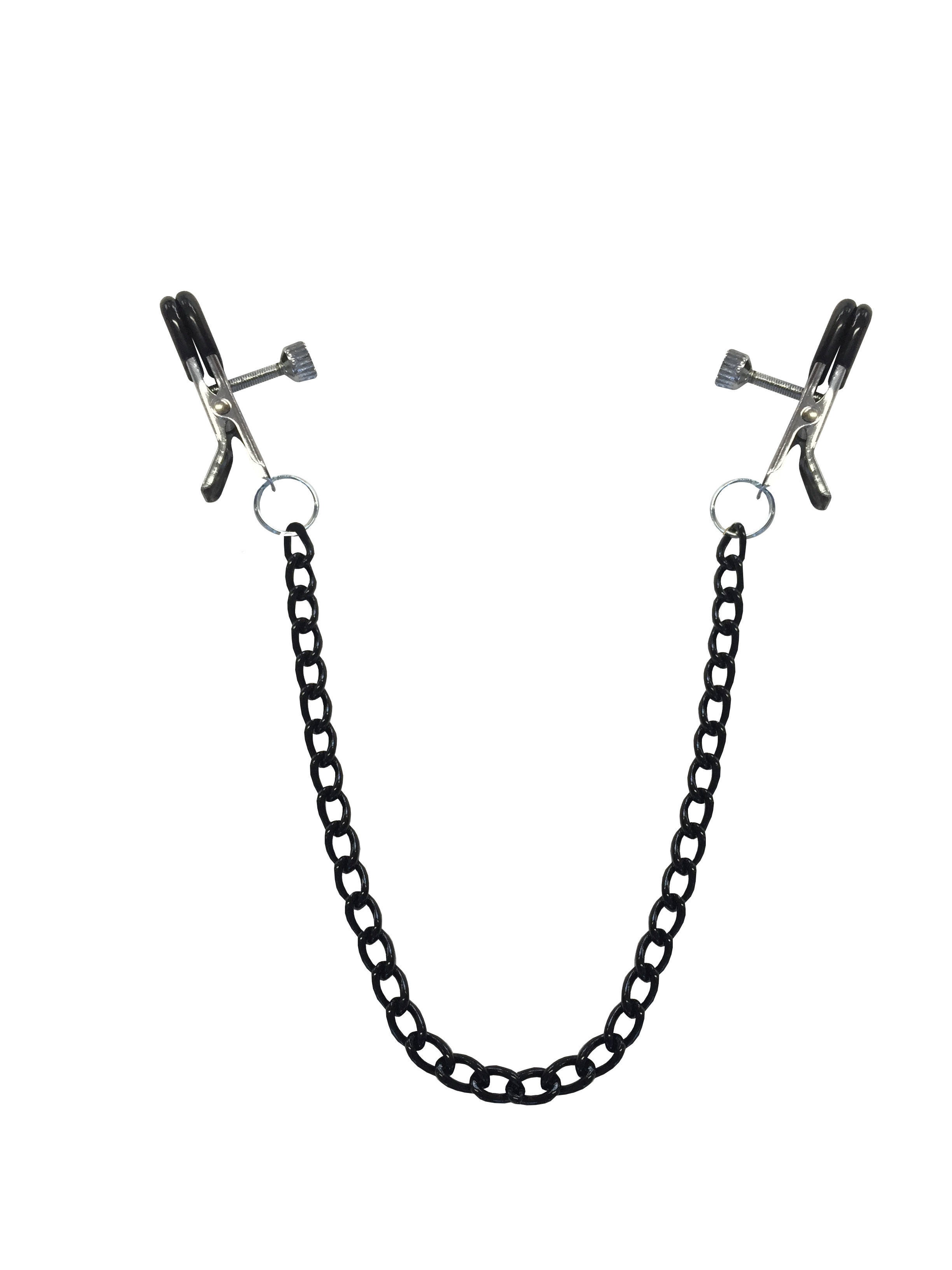 Metall Abgreifklammern flach mit Kette