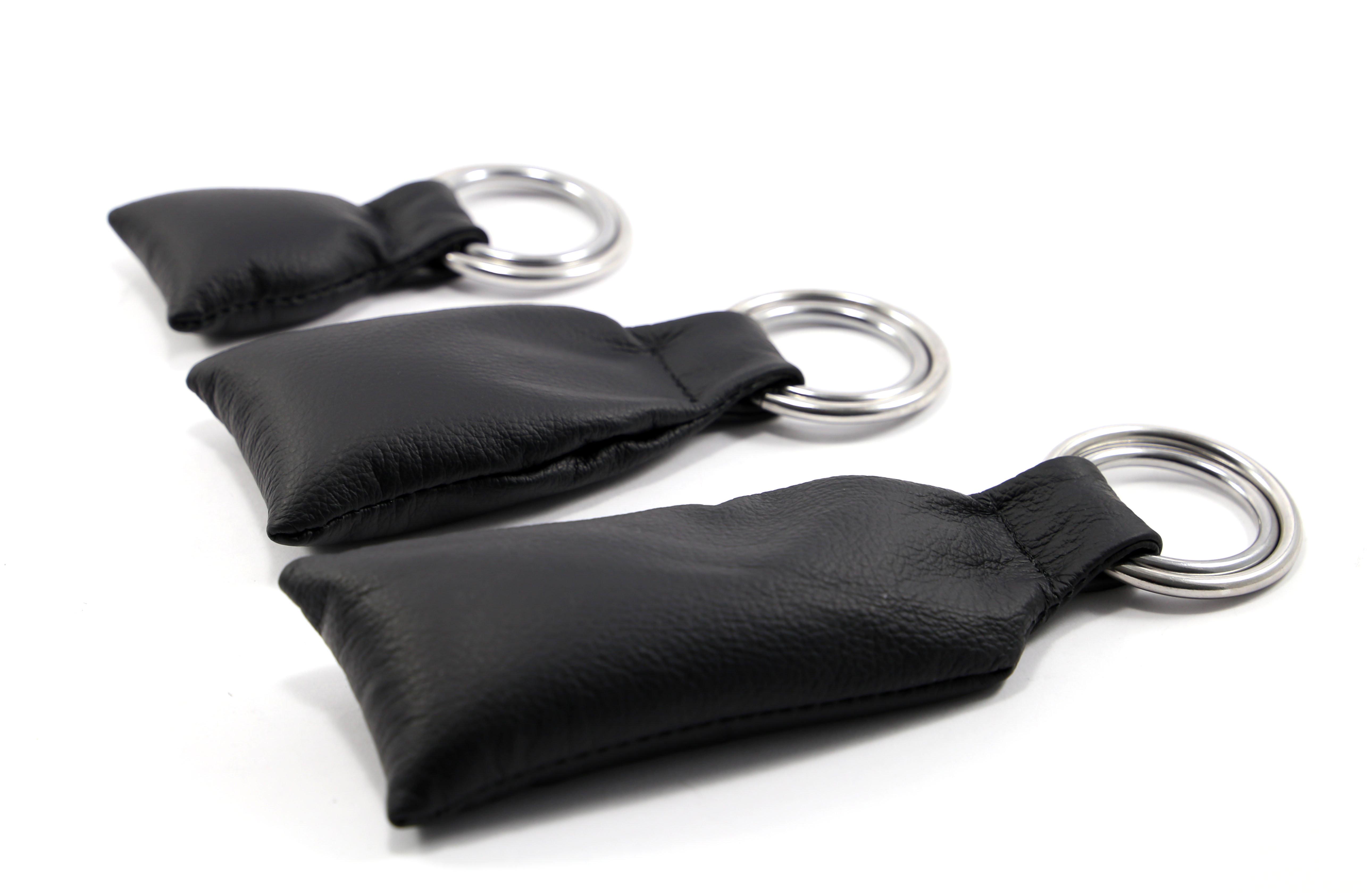 Leder Gewicht/Stretcher "Strong Man" - 2 Ringe