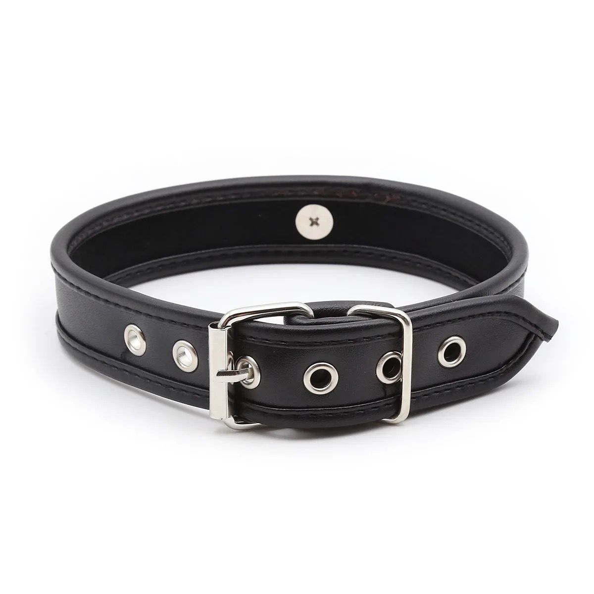 Chocker - Halsband der O in drei Farben nach Wahl - Vegan