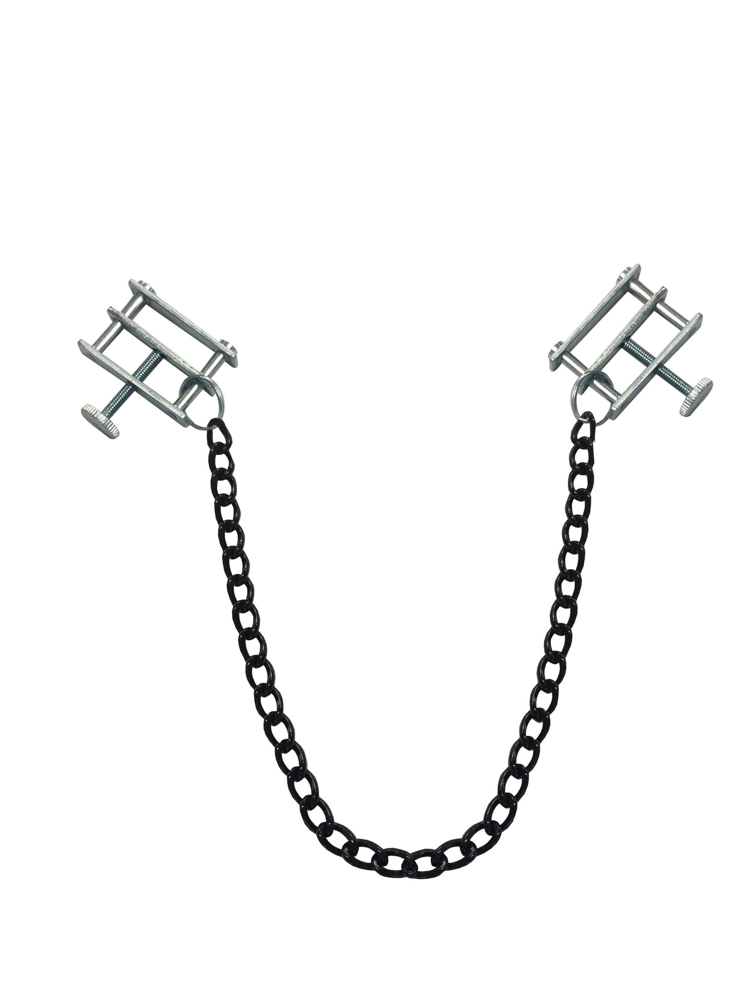 Metall Nippelzwingen mit Kette