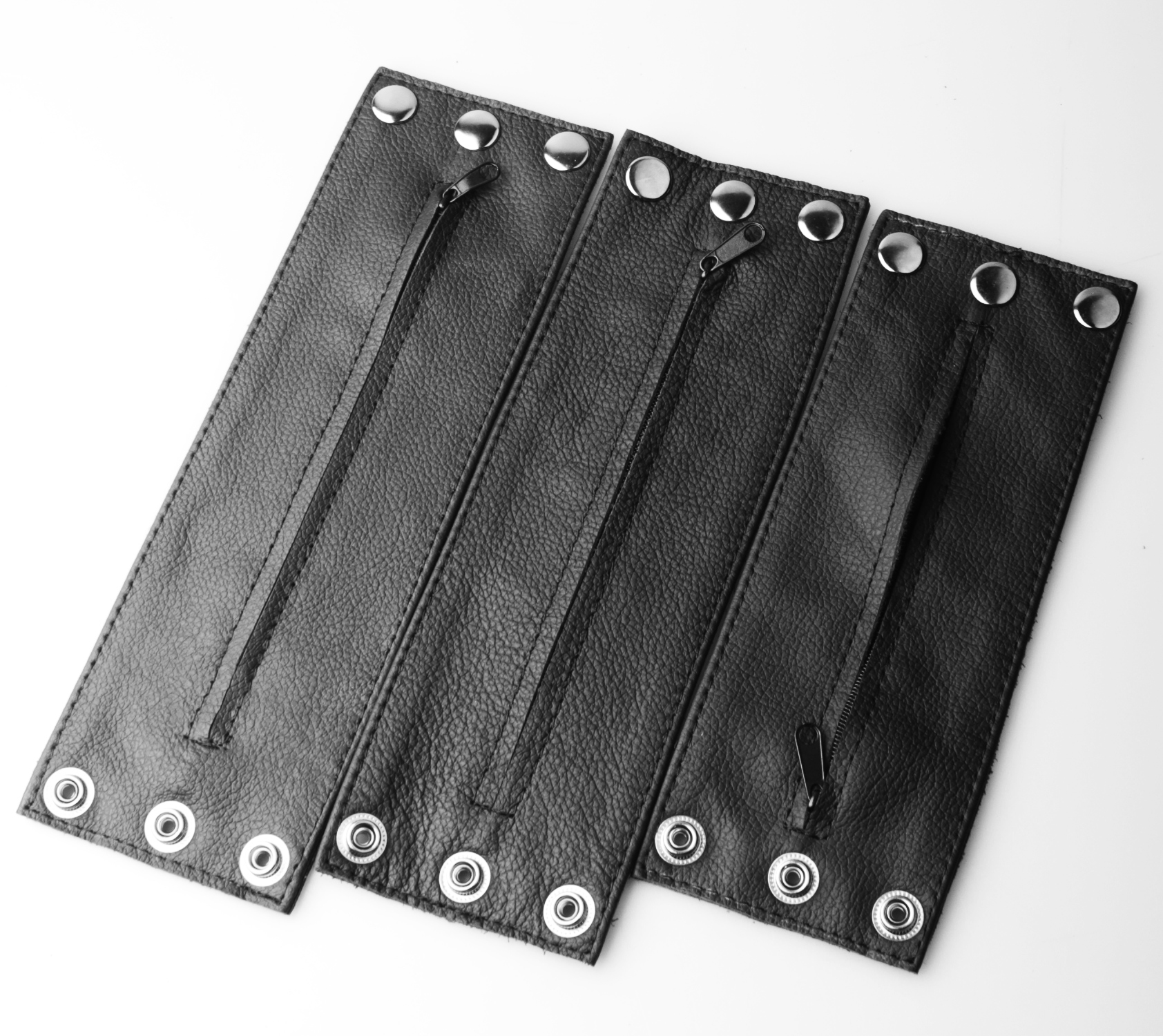 Gelenkbörse Armband Portemonnaie schwarz - Wrist Wallet black
