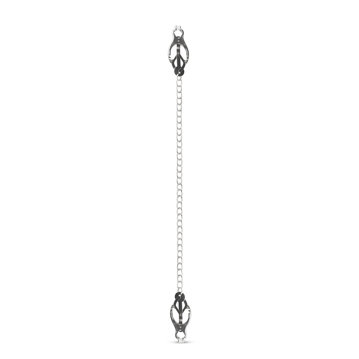 Japan Nippelklemmen mit Kette Butterfly - Silber