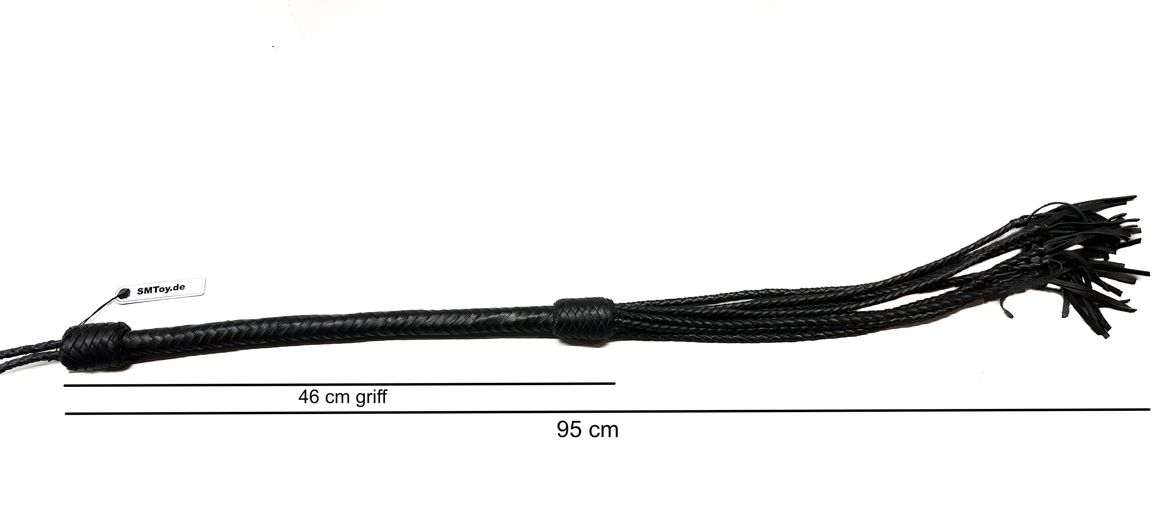 der Kater - Leder Peitsche - geflochten, 9-Tail