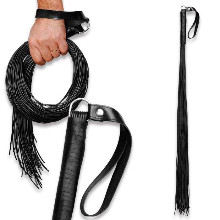 PVC Peitsche - Long Tom 72 Riemen