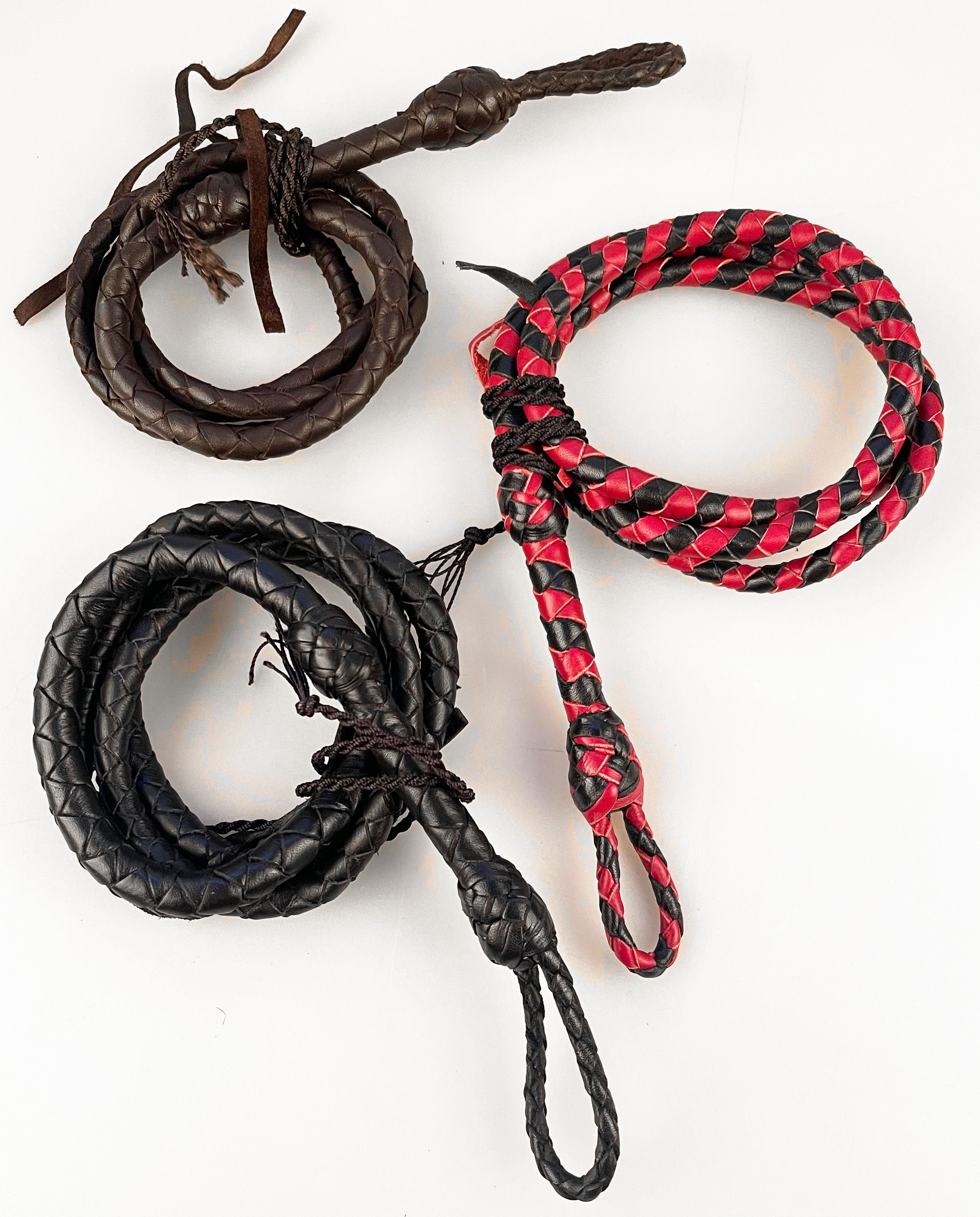 MINI Bullwhip - Miniature Peitschen vom Feinsten in drei Farben