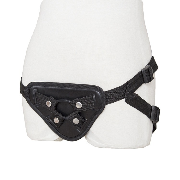 Strap-On "Chastity-Expert" aus PU-Leder in schwarz