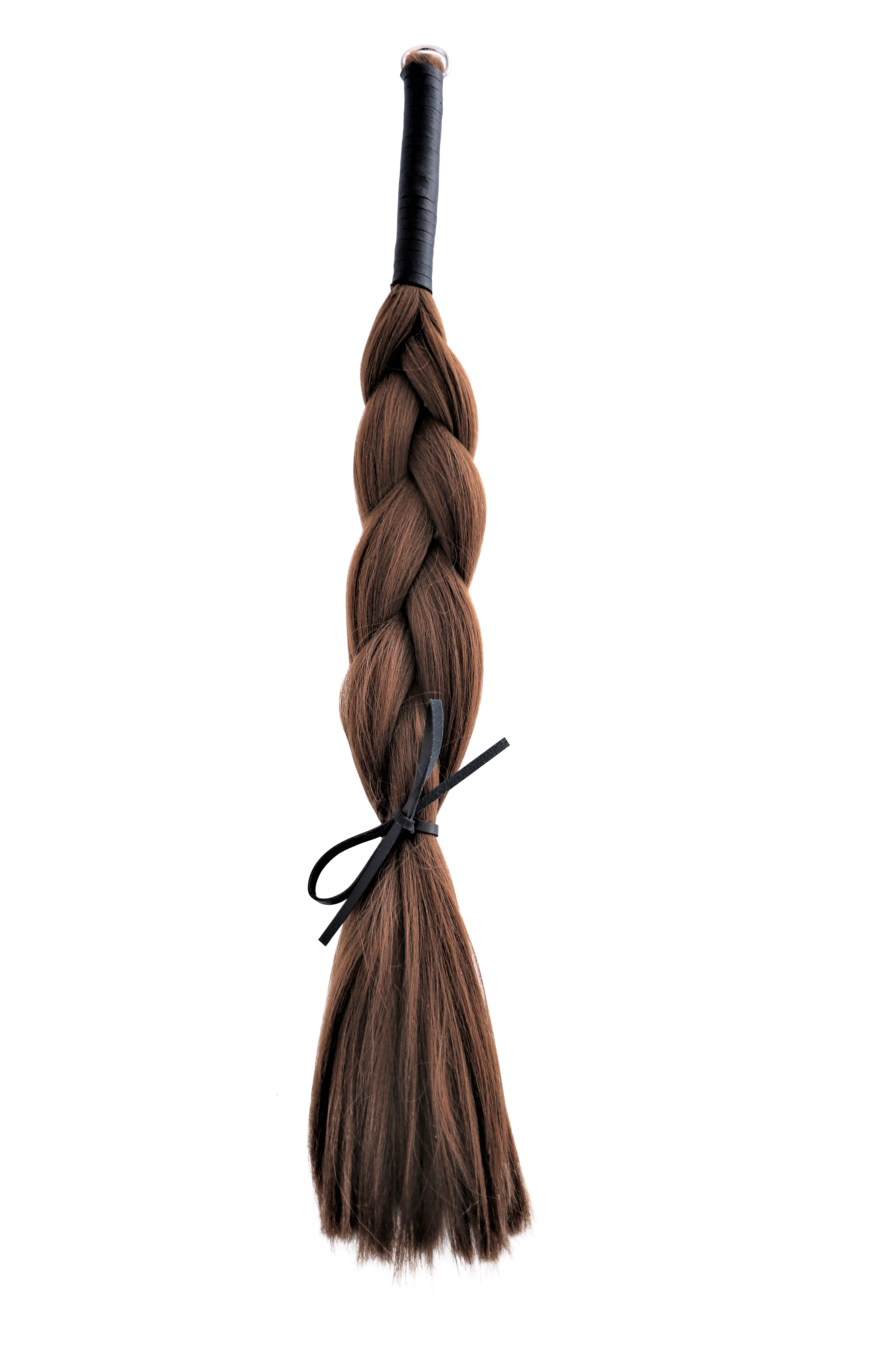 Flogger - HAIR whip natural dark blond "Pull my hair and spank me"