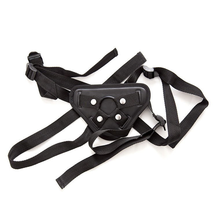 Strap-On "Chastity-Expert" aus PU-Leder in schwarz