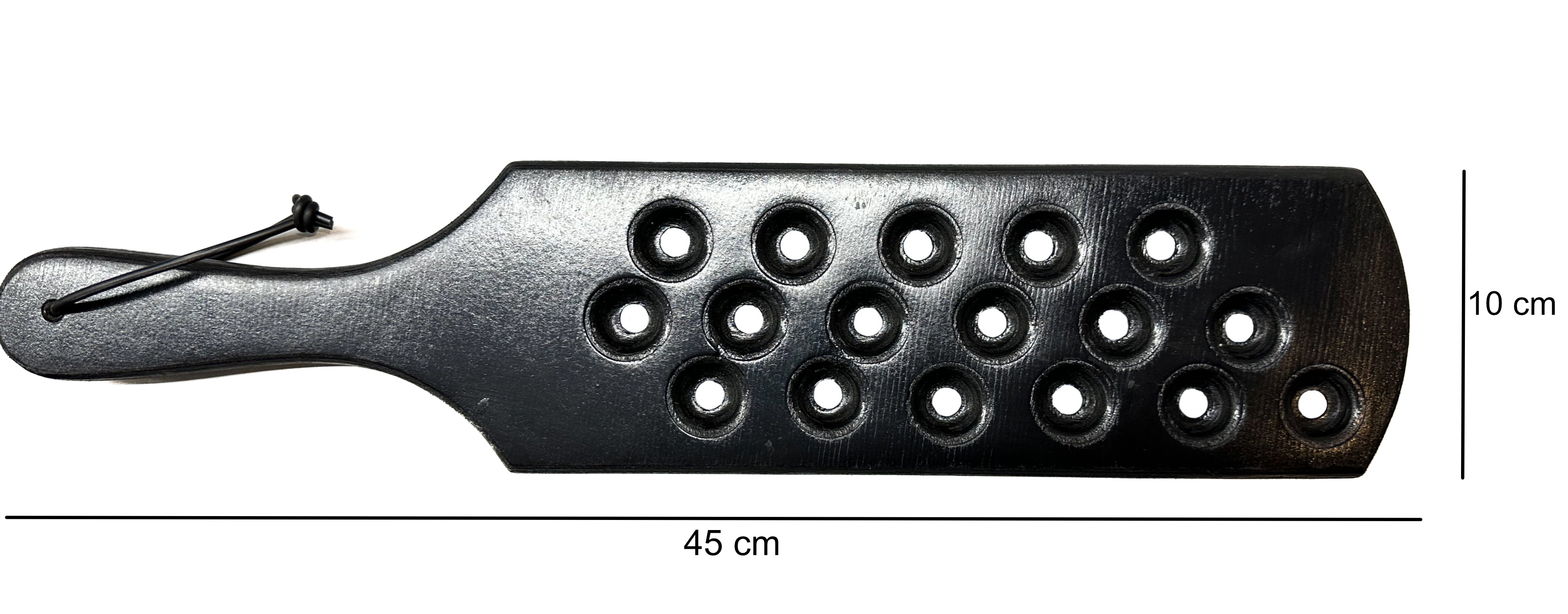 Bestrafungs-Paddle "Dorian" in schwarz