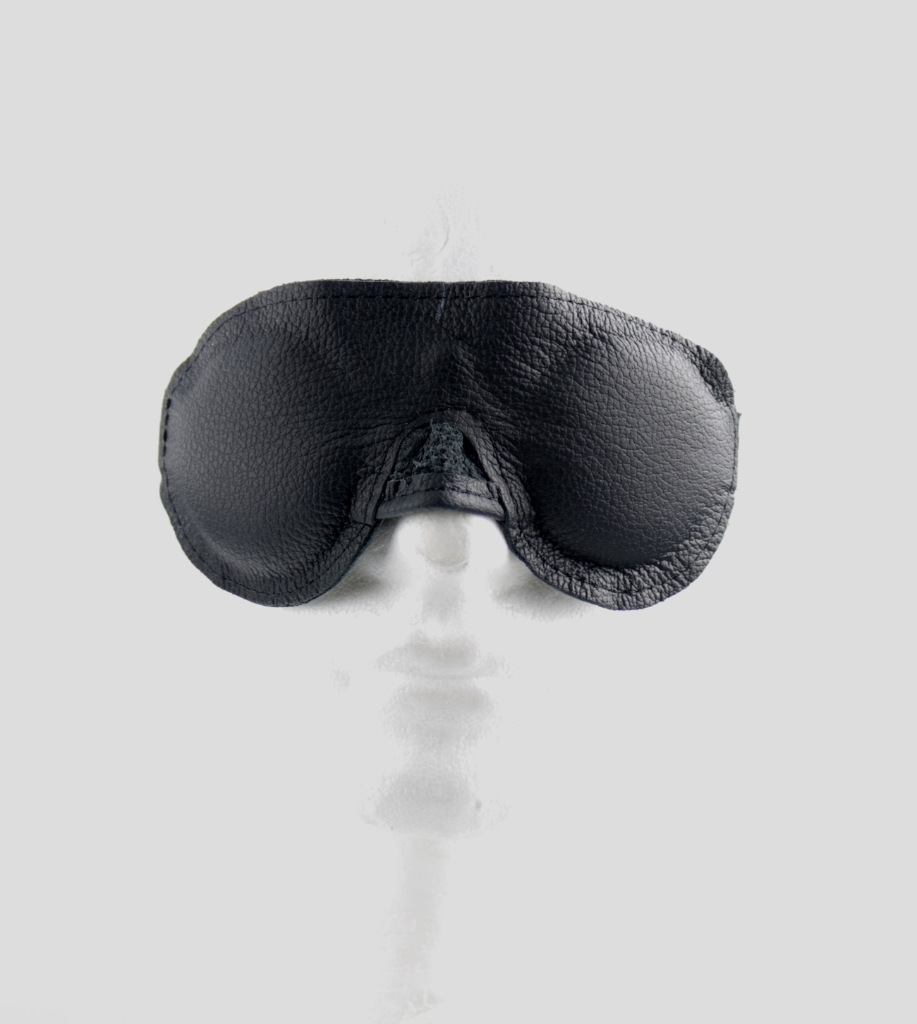 Leder Augenmaske Schwarz