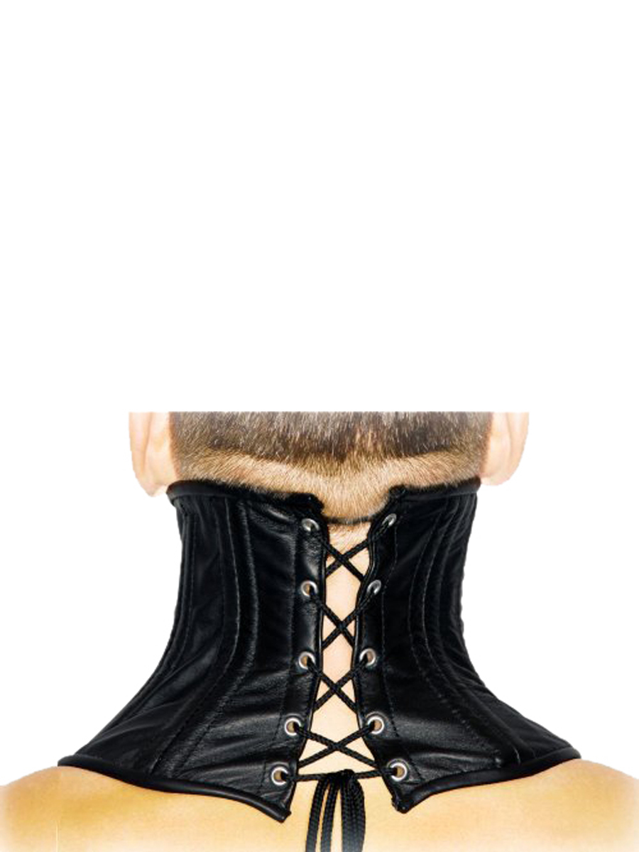 Bondage Nackenkorsett aus Leder