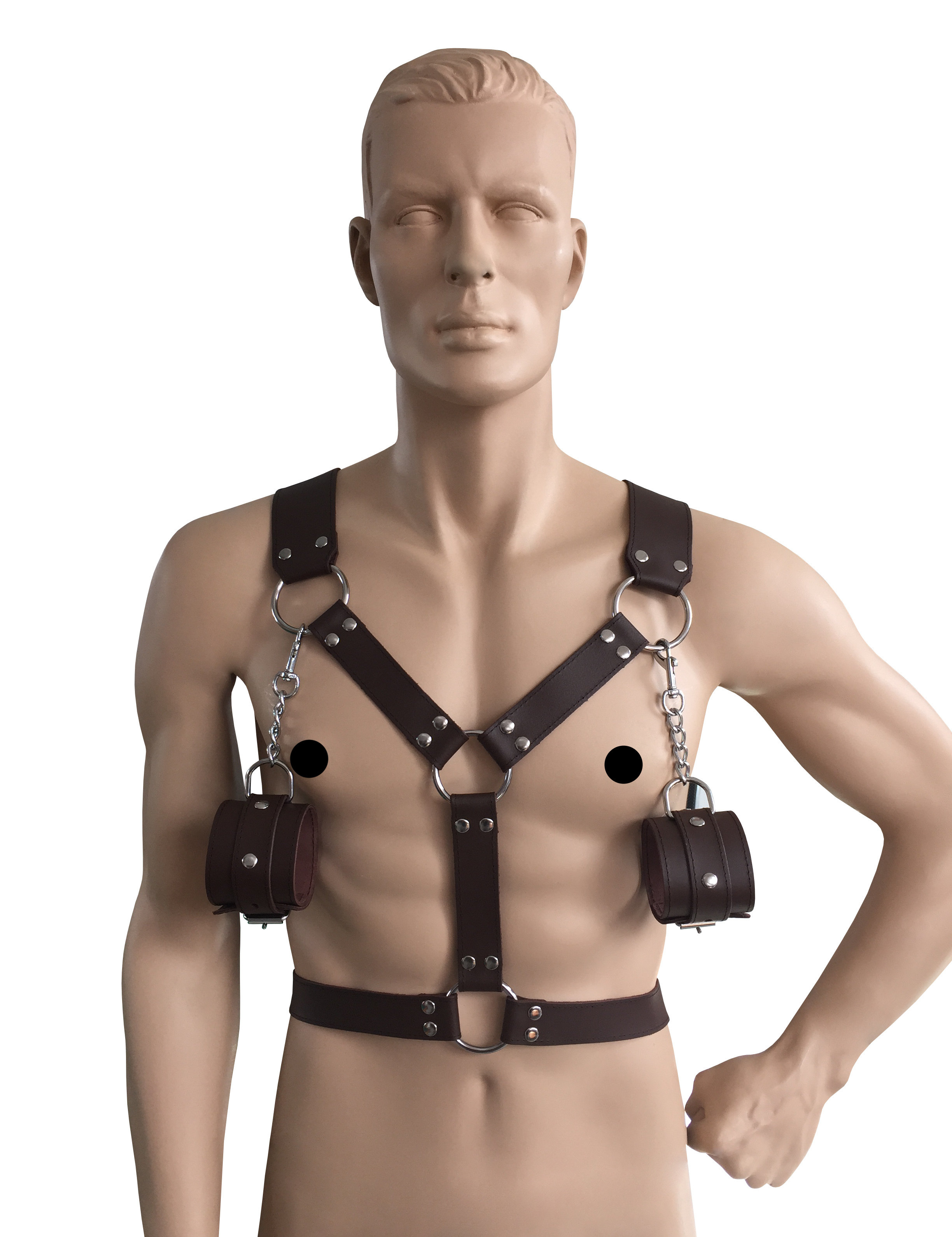 Männerharness mit Handfessel