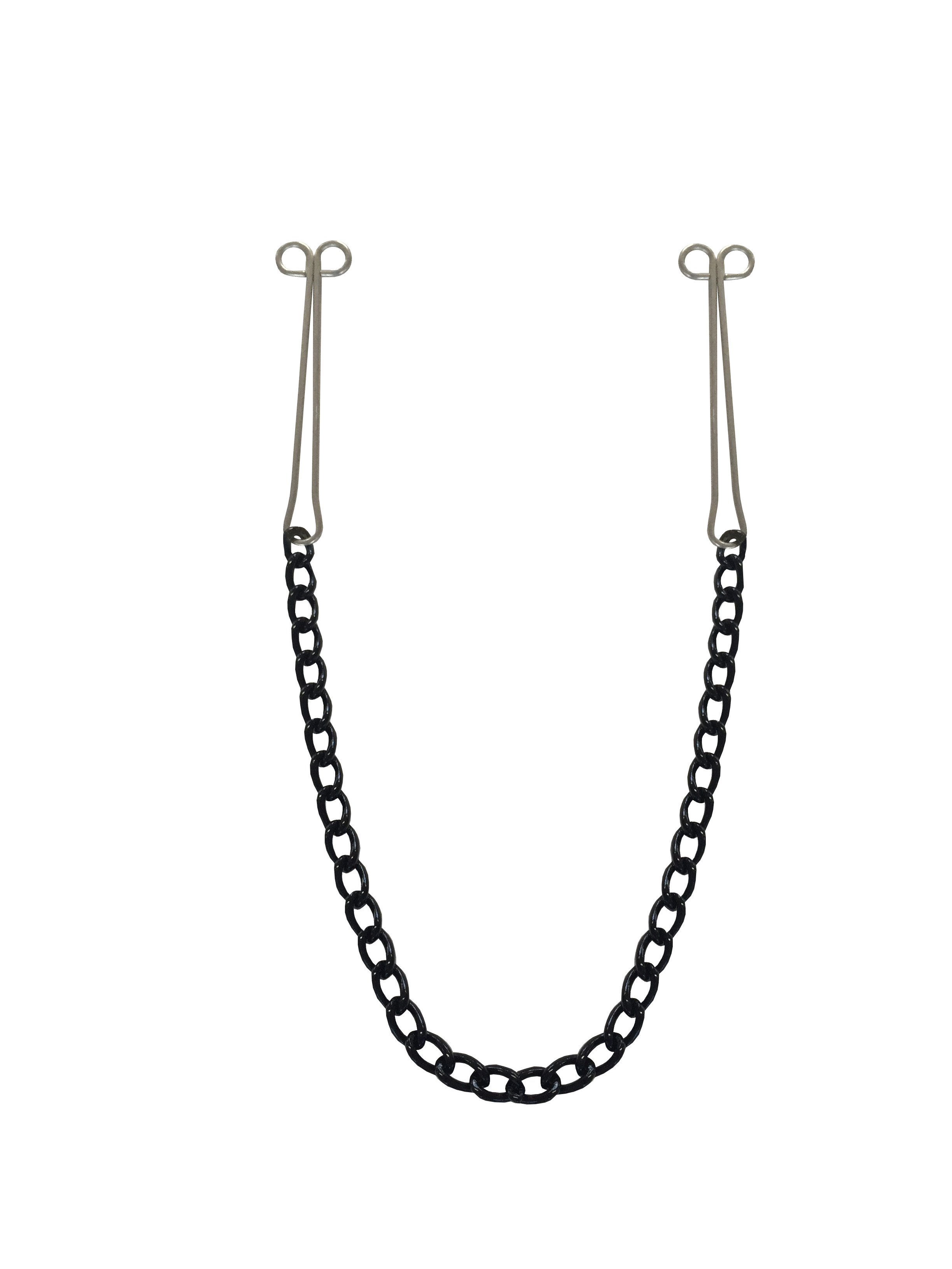 Metall Nippelspangen mit Kette