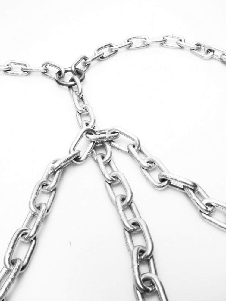 PRANGER METALL - Kettenstring aus Stahlkette vernickelt