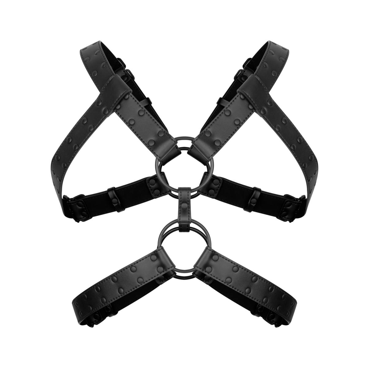 Rocco Bondage-Harness - Schwarz