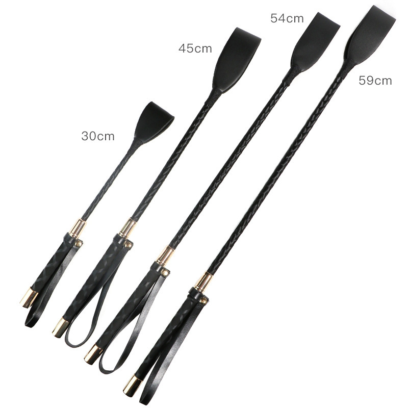 Gerte „Noir & Gold“ – Verführung in Perfektion - Länge 30 cm