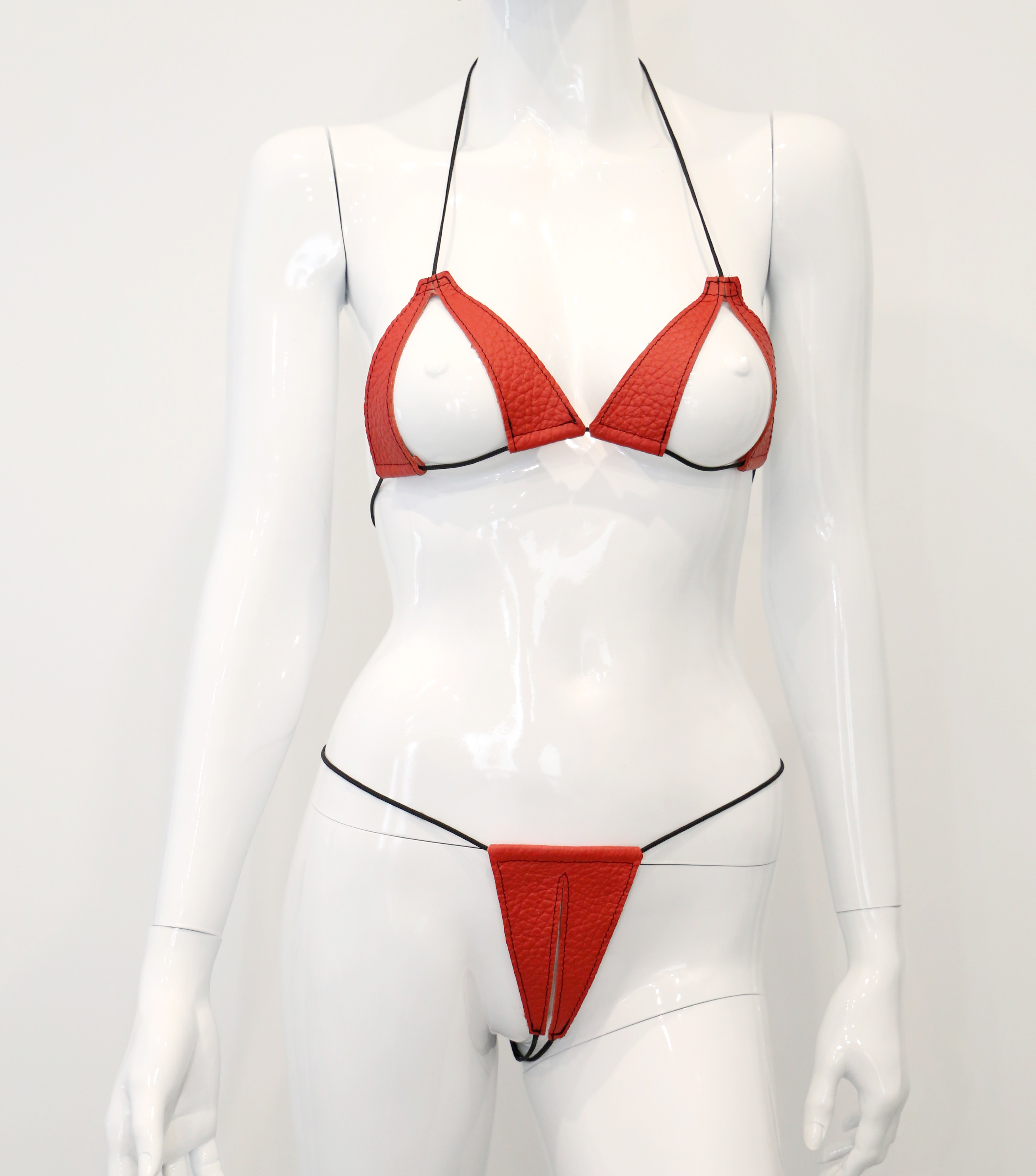 Micro Bikini ouvert Rot
