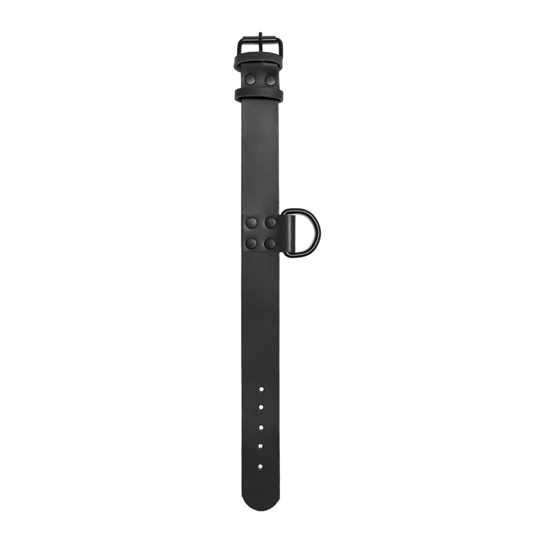 Leather Collar Black