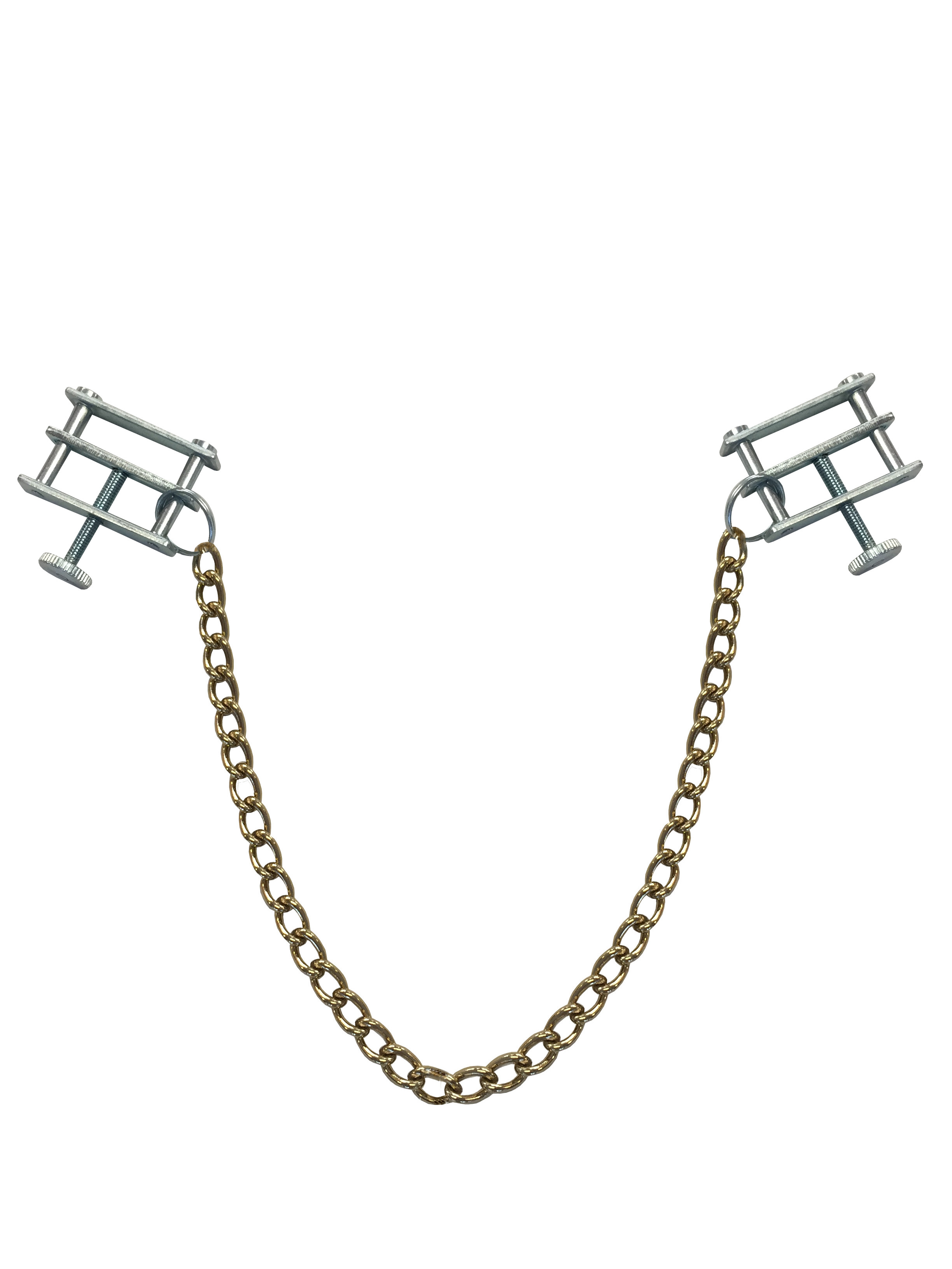 Metall Nippelzwingen mit Kette