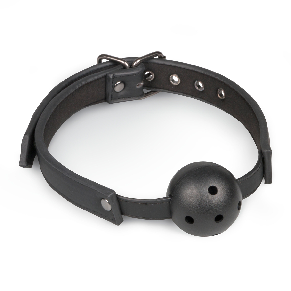 Ballknebel mit PVC-Ball-Schwarz