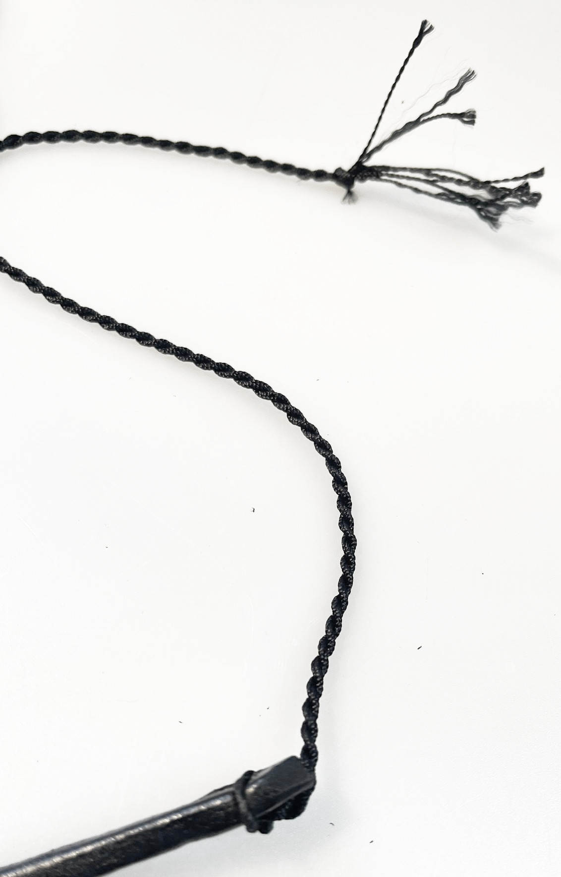 Lady Bull Whip 160cm schwarz - Bullwhip aus Rindsleder