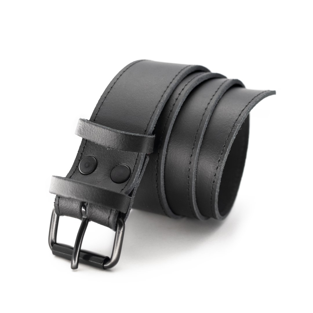 Leder Gürtel Schwarz
