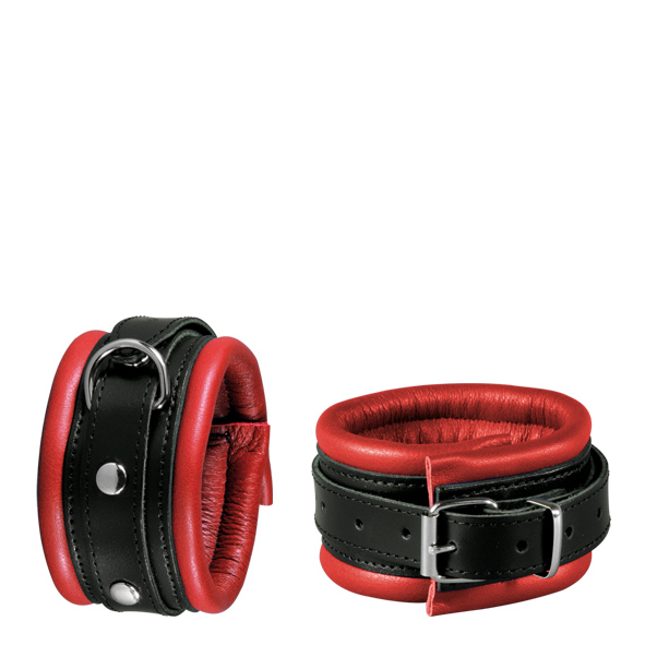 High Quality - Fussfesseln schmal RedSlave