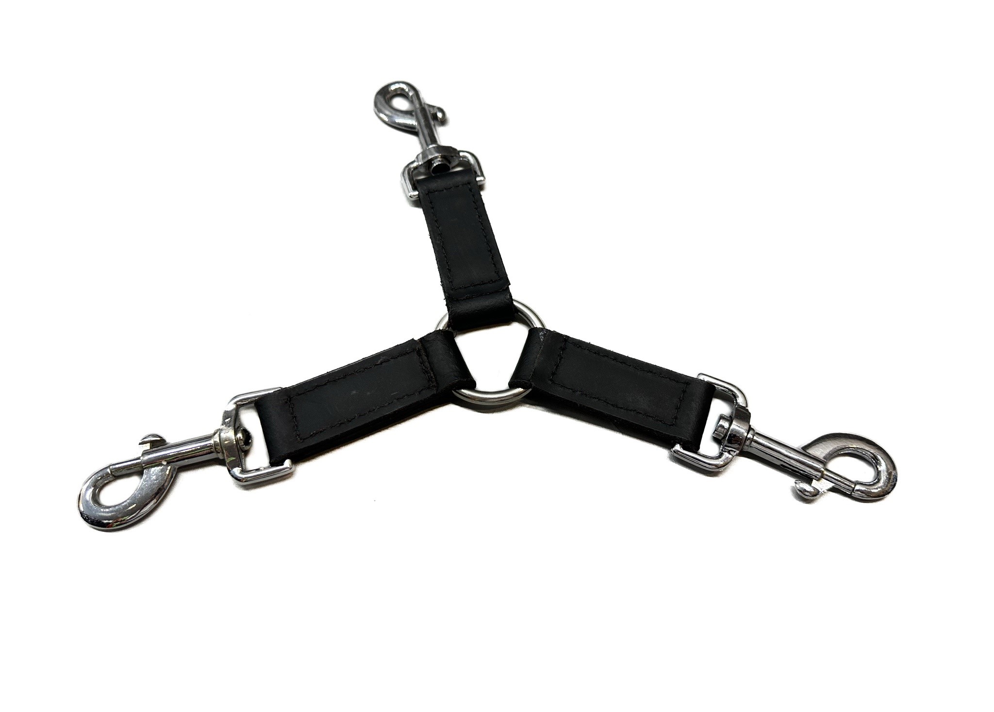 LEDER FESSELNDES - Hogtie 3-Straps Leder mit Karabiner