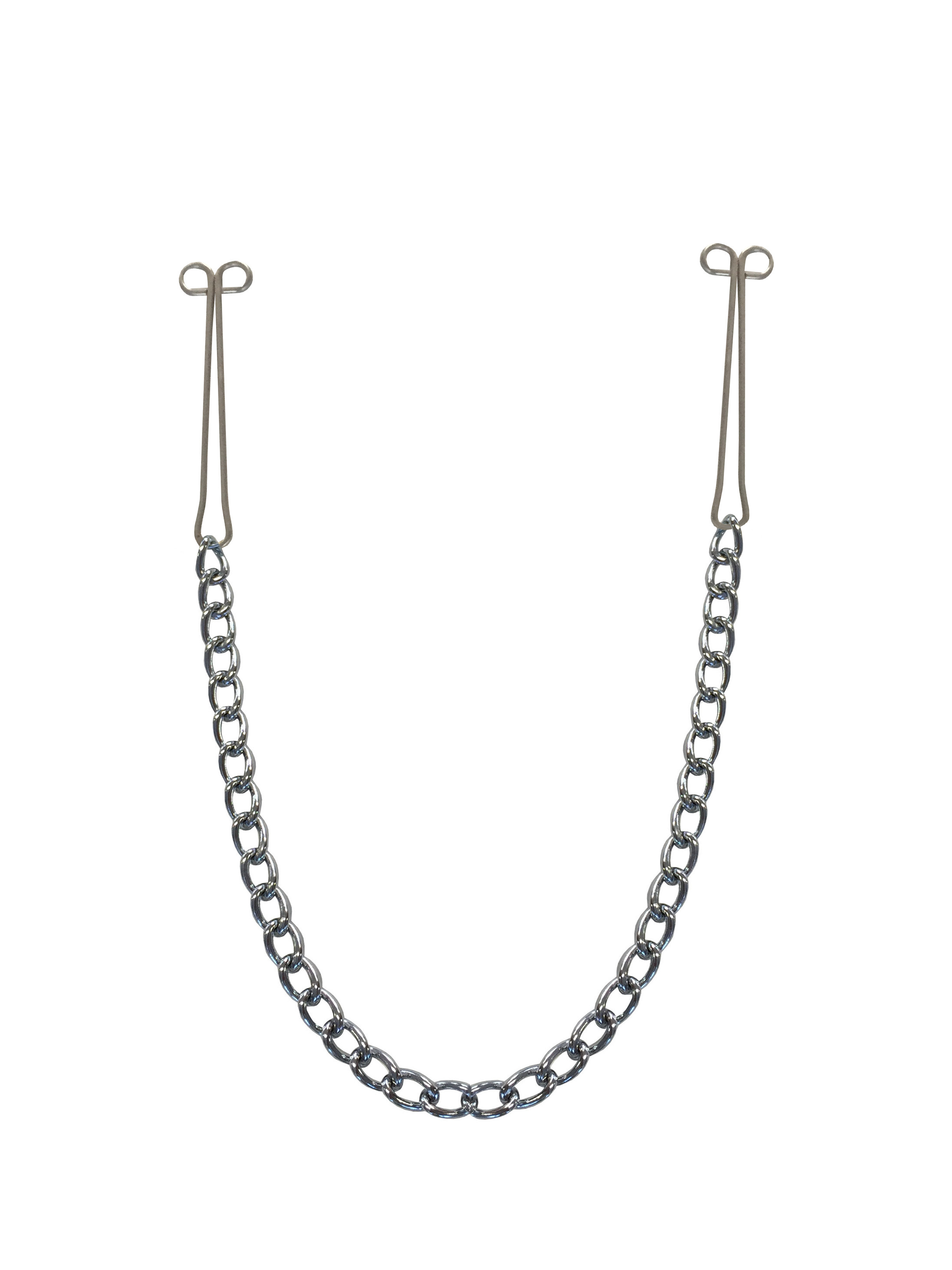 Metall Nippelspangen mit Kette