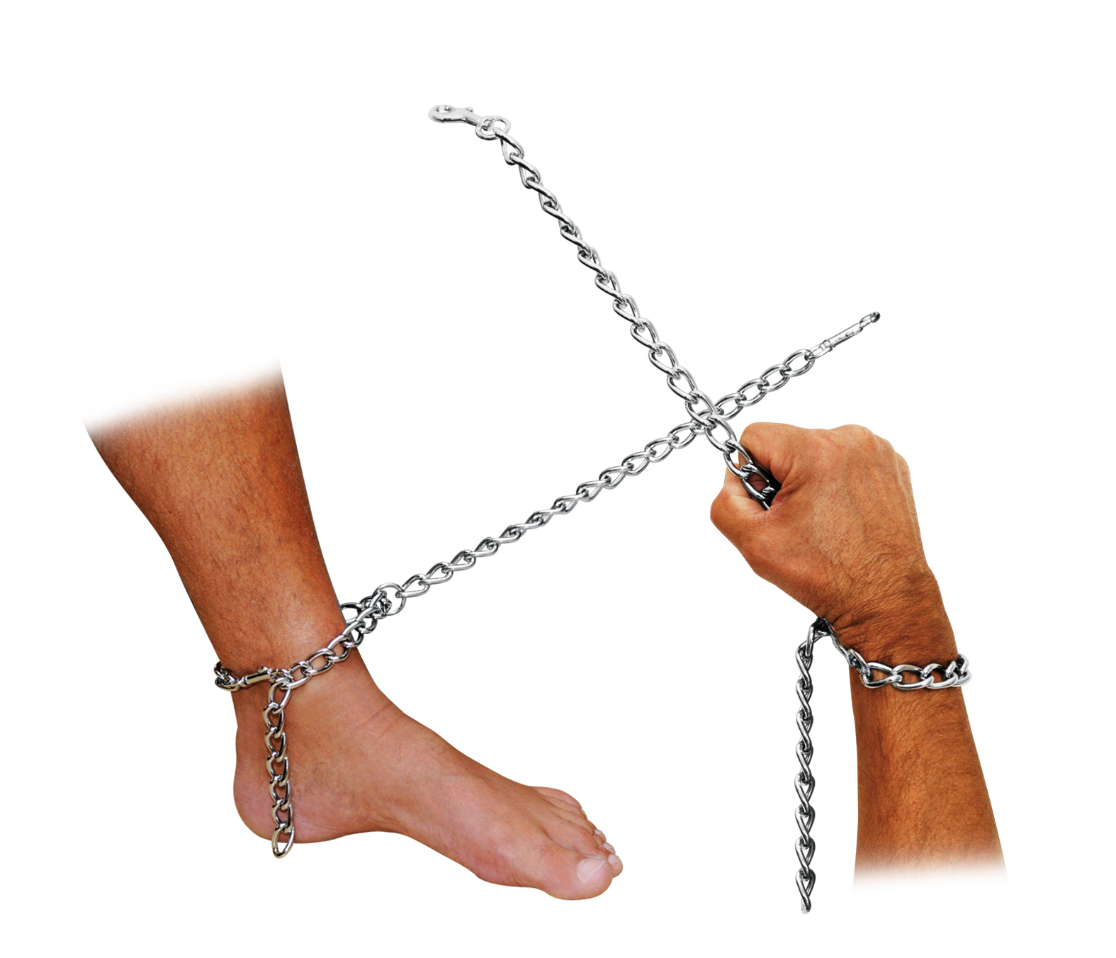 "Extra" dicke Metallkette Hand / Fuß