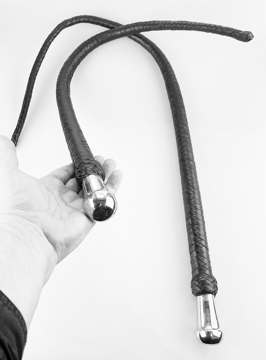 Ukrainische kurze SingelTail mit Silberknauf - 78cm oder 93cm