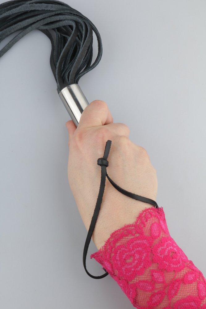 Flogger mit Aluminium Griff Soft