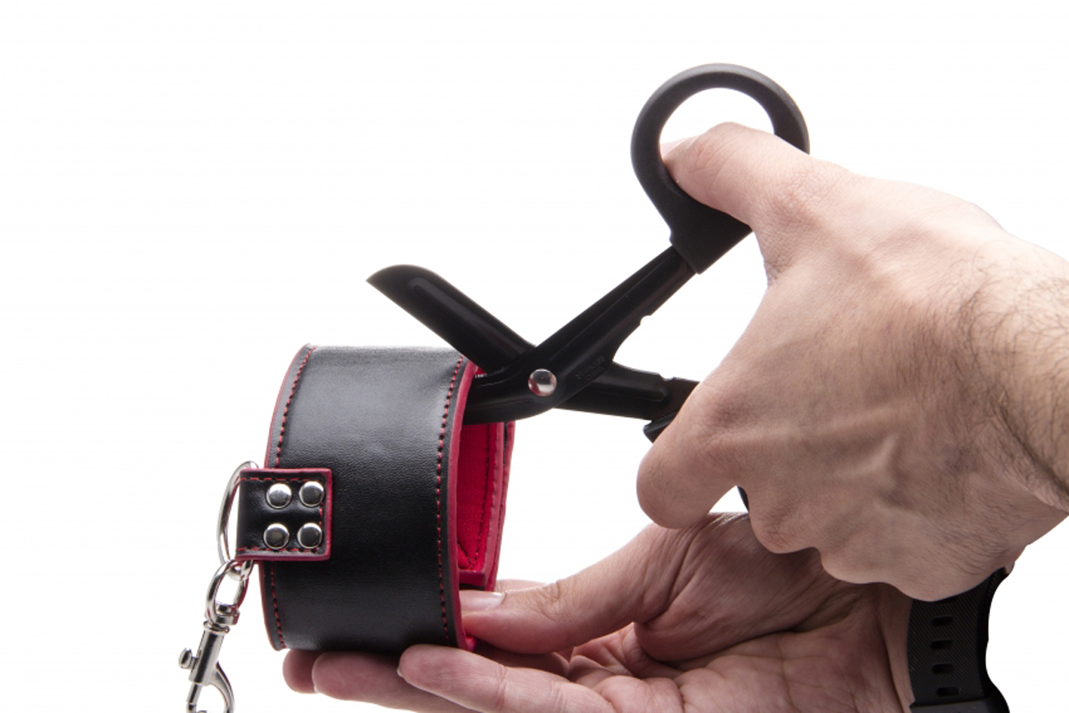 Bondage Sicherheits-Schere - schwarz