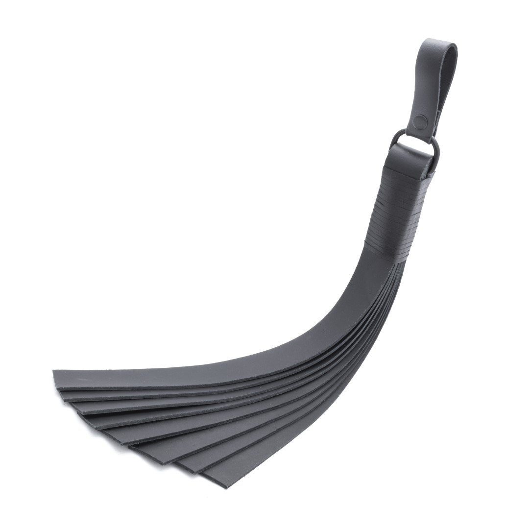 Leder Slapper Schwarz