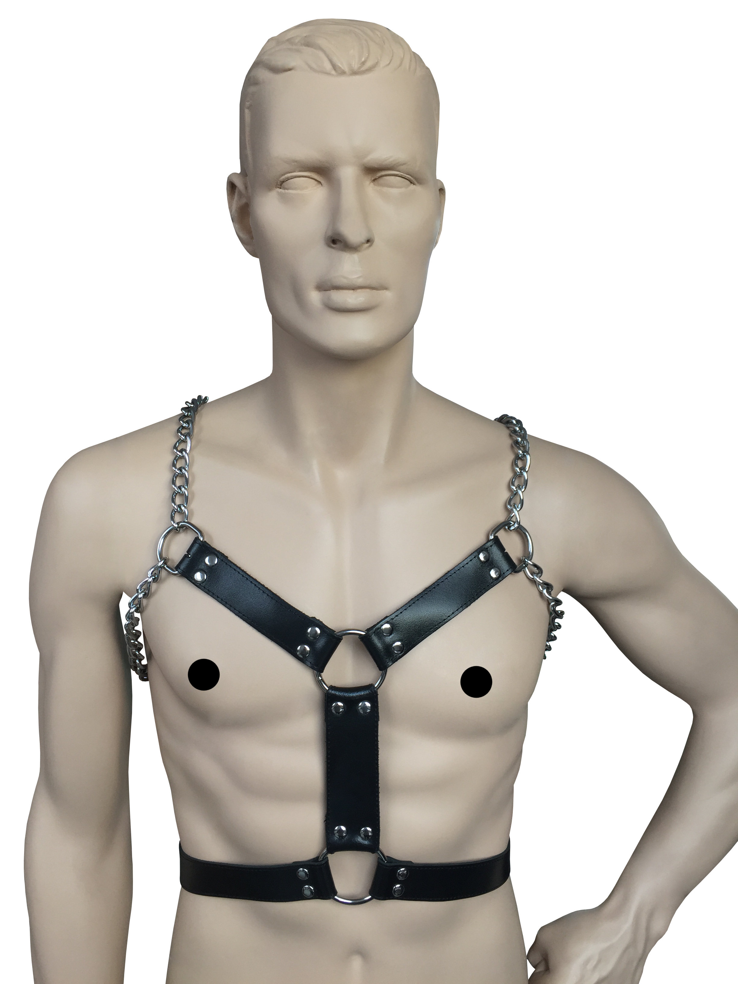 Männerharness mit Handfessel
