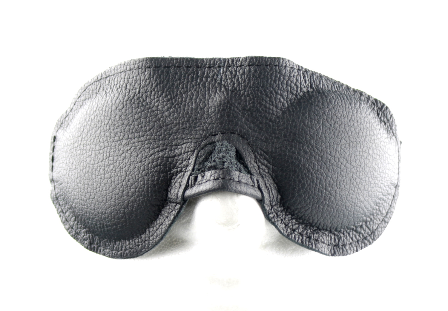 Leder Augenmaske Schwarz