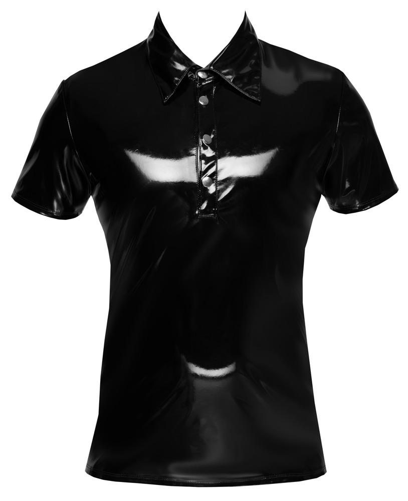 Poloshirt aus Lack