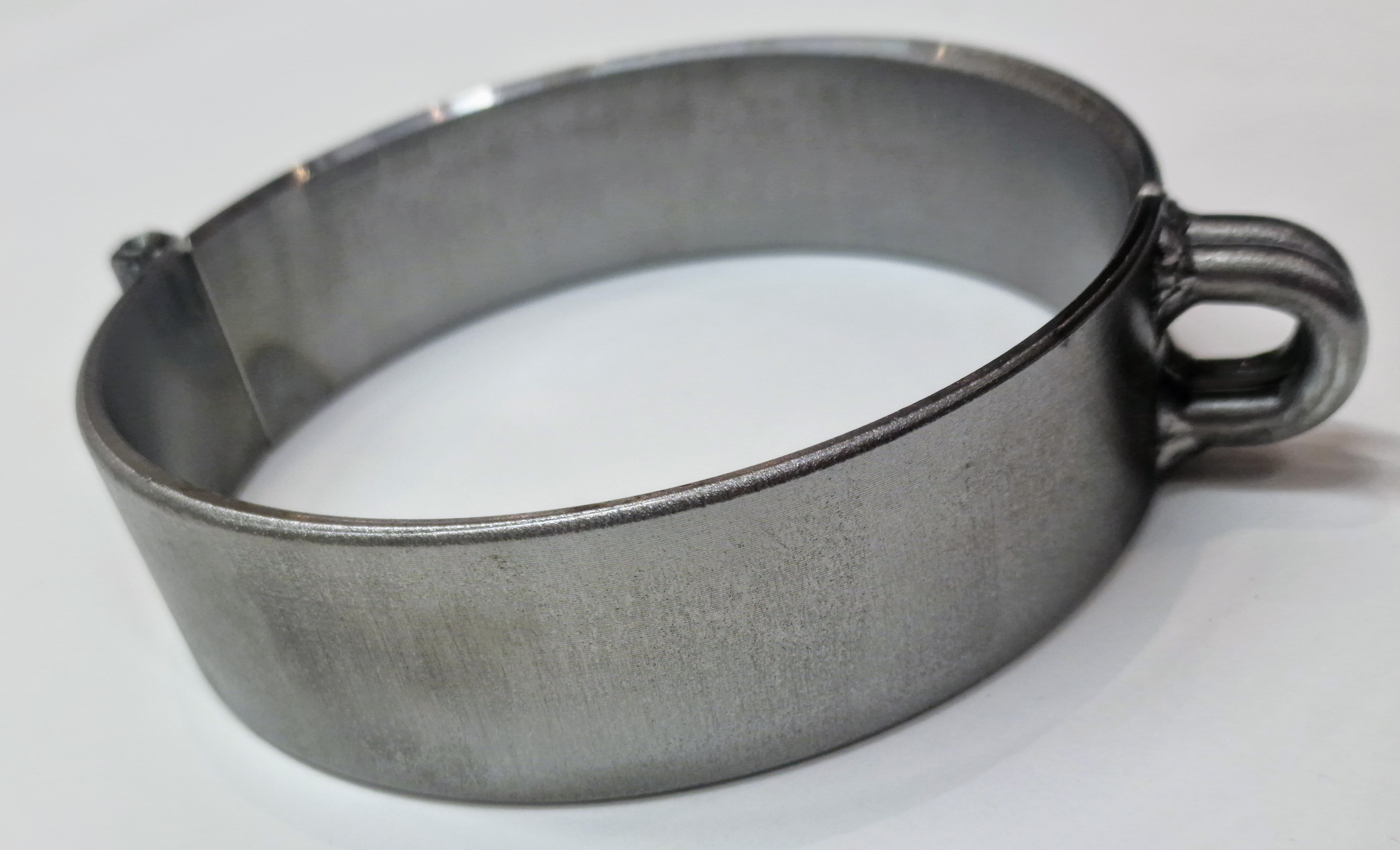 PRANGER METALL - Sklaven Halsband breit ohne seitliche Ösen